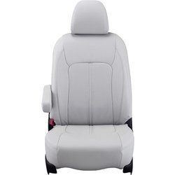 シートカバー 全席セット タント/タントカスタム リアルレザー ライトグレー 21EDA6512L