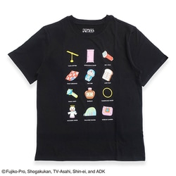 22863302 ドラえもん Tシャツ ひみつ道具 BLACK M