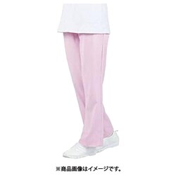 ナースパンツ（両脇ゴム） 4L ピンク 73-1323