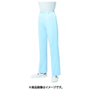 ナースパンツ(両脇ゴム) 9L サックス 73-1325