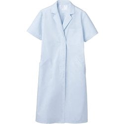 ドクターコート（レディス・半袖） S サックス 51-004