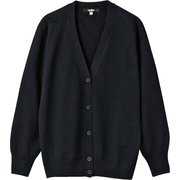 カーディガン（長袖） 3L ブラック 56-027