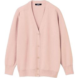 カーディガン（長袖） M シェルピンク 56-030