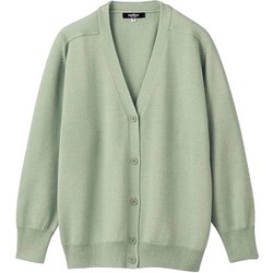 カーディガン（長袖） L ミントグリーン 56-038