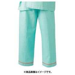 患者衣（男女兼用）パンツ 3L グリーン 59-483
