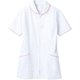 ナースジャケット（半袖） 5L 白/ピンク 73-1542