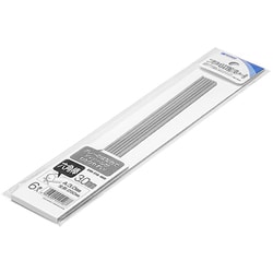 OM-518 プラ＝材料【グレー】 六角棒 3.0mm 6本入 [プラモデル用品]