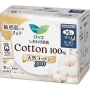 ロリエ しあわせ素肌ボタニカル 30cm 多い夜用 羽つき 無香料 9個 [生理用ナプキン]