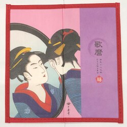 U-19 [浮世絵 紙財布 鏡美人]