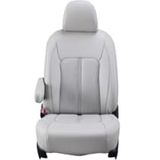 シートカバー 全席セット デミオ/MAZDA2 センターレザー ライトグレー 23EZB0716L