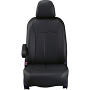シートカバー 全席セット タント/タントカスタム/タントファンクロス/シフォン/シフォンカスタム/シフォントライ リアルレザー ブラック 21EDA6523K