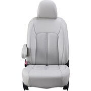 シートカバー 全席セット タント/タントカスタム/タントファンクロス/シフォン/シフォンカスタム/シフォントライ センターレザー ライトグレー 23EDA6523L
