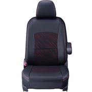 シートカバー 全席セット ノア/ノアハイブリッド/ヴォクシー/ヴォクシーハイブリッド クール ブラック×レッド 17ETC1592KA
