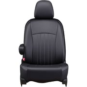 シートカバー 全席セット ノア/ノアハイブリッド/ヴォクシー/ヴォクシーハイブリッド ライン ブラック×ホワイトステッチ 43ETC1592KW