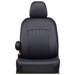 シートカバー 全席セット アルト/キャロル ライン ブラック×ブラックステッチ 43ESA6028KK