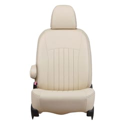 シートカバー 全席セット アルト/キャロル ライン アイボリー×ブラウンステッチ 43ESA6028VN