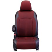 シートカバー 全席セット バモス/バモスホビオ クロス ブラック×レッド 12WHA0311KA