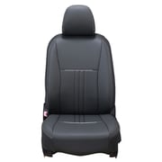 シートカバー 全席セット アルファード/ヴェルファイア アクセント ブラック×ホワイト 47ETC1514KW