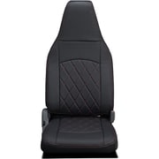 シートカバー 全席セット スペーシアベース ストロングキルト ブラック×レッドステッチ 45ESK6307X02KA