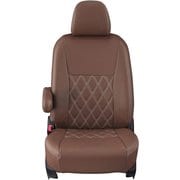 シートカバー 全席セット レクサスCT200h ダイヤ ブラウン×アイボリーステッチ 16ETB1100N
