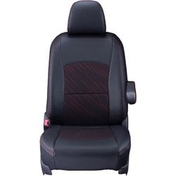 シートカバー 全席セット ハイエースワゴン クール ブラック×レッド 17ETB1174KA