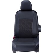 シートカバー 全席セット ハイエースバン/レジアスエースバン クール ブラック×タンベージュ 17ETB0239KT