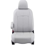 シートカバー 全席セット ランドクルーザープラド リアルレザー ライトグレー 21ETC0260L