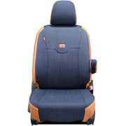 シートカバー 全席セット ハイゼットカーゴ/サンバーバン/ピクシスバン ジーンズ ヴィンテージ ネイビー×ヴィンテージ キャメル 19EDA6603BE