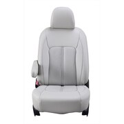 シートカバー 全席セット ハイゼットカーゴ/サンバーバン/ピクシスバン センターレザー ライトグレー 23EDA6603L
