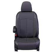 シートカバー 全席セット ハイラックス クロス ブラック×ホワイト 12WTB1202KW