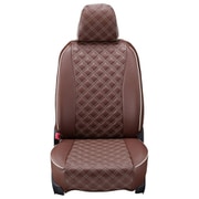 シートカバー 全席セット アトレー キルト ブラウン×アイボリーステッチ 15EDA6611N