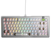 GMMK 3 PRO 75% Barebones Wired Silver US配列 MXメカニカルキースイッチ アルミボディ ベアボーンキット GLO-KB-GMMK3-PRO-75-BB-W-SIL-US
