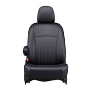 シートカバー 全席セット アトレー ライン ブラック×ホワイトステッチ 43EDA6611KW