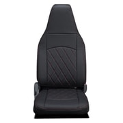 シートカバー 全席セット アトレー ストロングキルト ブラック×レッドステッチ 45EDK6611X02KA