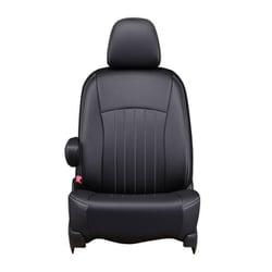 シートカバー 全席セット ランド クルーザー250 ライン ブラック×ホワイトステッチ 43ETB1627KW