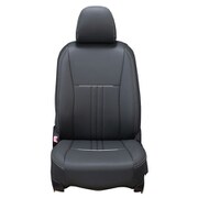 シートカバー 全席セット ミライース/ピクシスエポック アクセント ブラック×ホワイト 47EDA6582KW