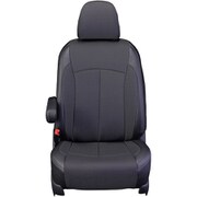 シートカバー 全席セット デリカ D:5 クロス ブラック×ホワイト 12WMC7600KW