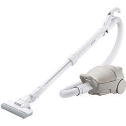 キャニスター掃除機 紙パック式 かるパック マーブルベージュ CV-KP300P C