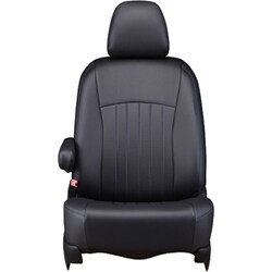 シートカバー 全席セット フィット/フィット ハイブリッド ライン ブラック×ブルーステッチ 43EHB2008KE
