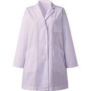 女子シングル診察衣 長袖 6L ピンク 81-582