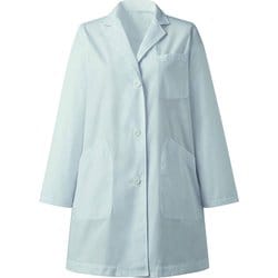 女子シングル診察衣 長袖 6L ミント 81-584