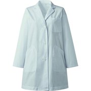 女子シングル診察衣 長袖 7L ミント 81-584