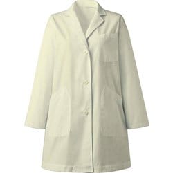 女子シングル診察衣 長袖 6L イエロー 81-585