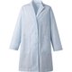 男子シングル診察衣 長袖 3L サックス 81-593