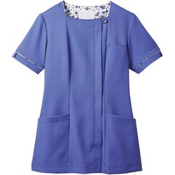 ナースジャケット(レディス・半袖) LL バイオレット LW812-66