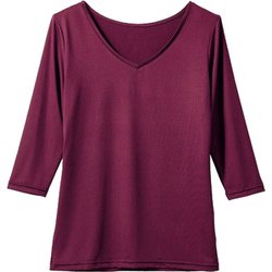 インナー（レディス・7.2分袖） LL ワイン OM901-83