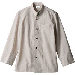 コックジャケット(兼用・長袖) L ライトグレー OV6501-8