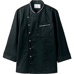 コックコート（兼用・長袖） M 黒 6-1063