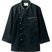 コックコート(兼用・長袖) 3L 黒 6-1063