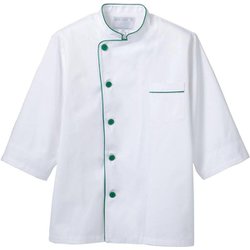 コックコート（兼用・7分袖） LL 白 6-513